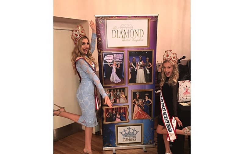 Little Miss & Miss Junior Teen GB, Ellie-Mia & Eddison, were special guests at Miss Diamond UK!