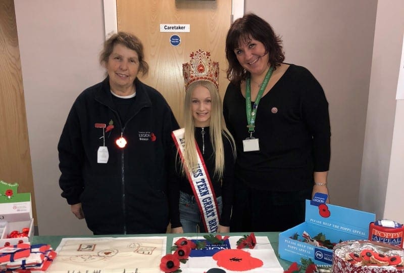 Little Miss Teen Great Britain, Ellie-Mia Zschiesche, was a special guest at a tea party!