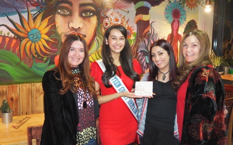 Miss Teen Great Britain, Nancy Hodgson, had a lovely evening with Conscious Cosmetics!