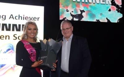 Miss Teen Newcastle, Lauren, won the ‘Young Achiever’ Glass Slipper Award!