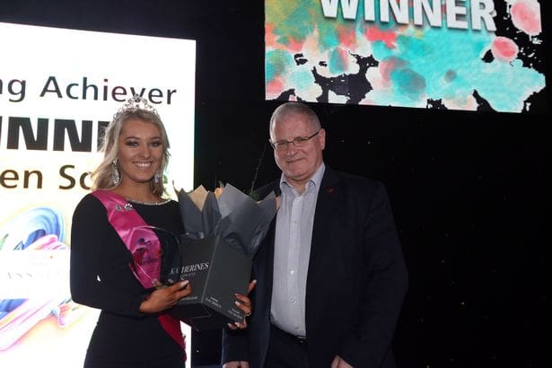 Miss Teen Newcastle, Lauren, won the ‘Young Achiever’ Glass Slipper Award!