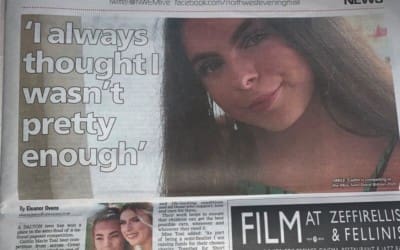 Miss Teen Cumbria, Caitlin, has featured in her local press!