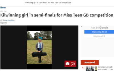 Little Miss Teen GB Semi-Finalist, Lucy, has made her local headlines!